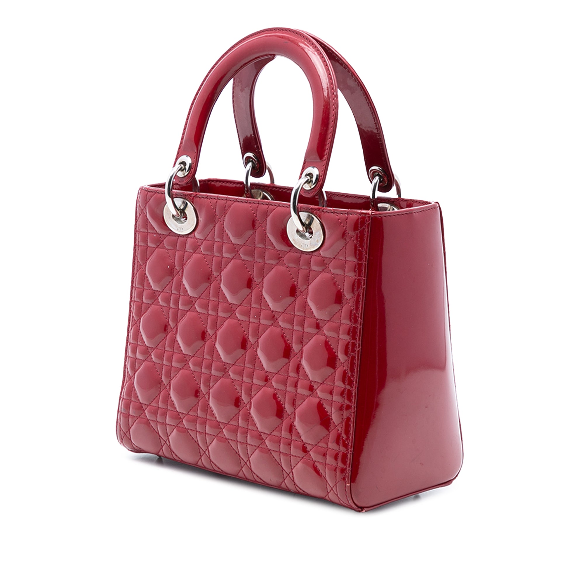 Medium Patent Cannage Lady Dior - Image 2