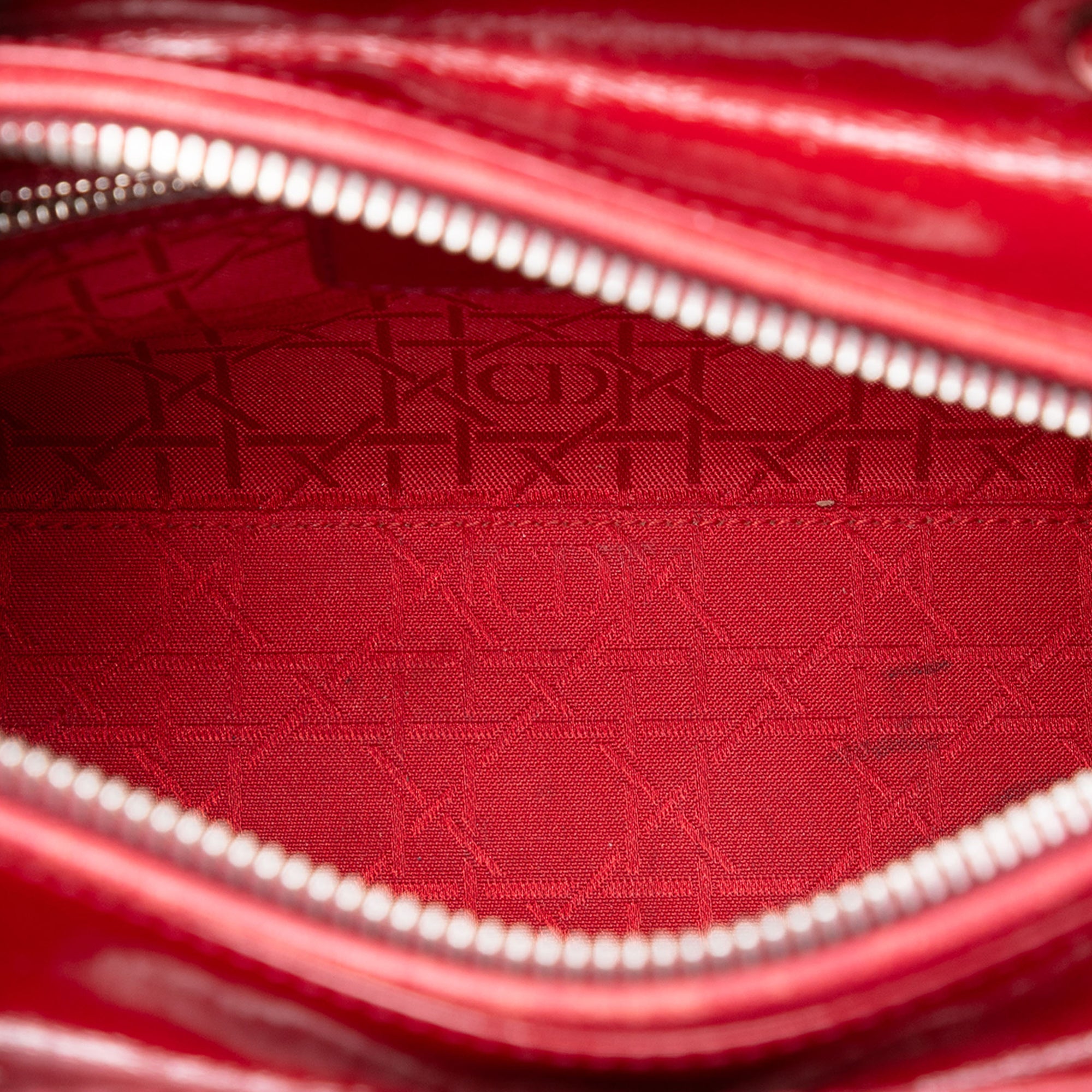 Medium Patent Cannage Lady Dior - Image 4
