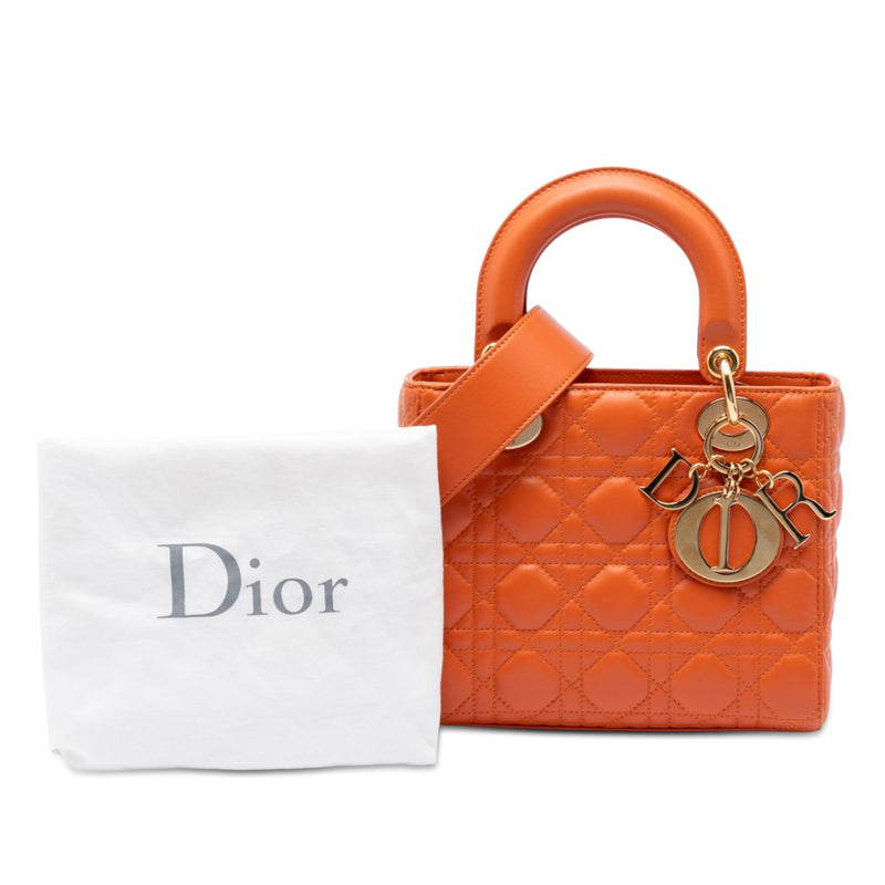 Small Lambskin Cannage MyABCDior Lady Dior - Image 7