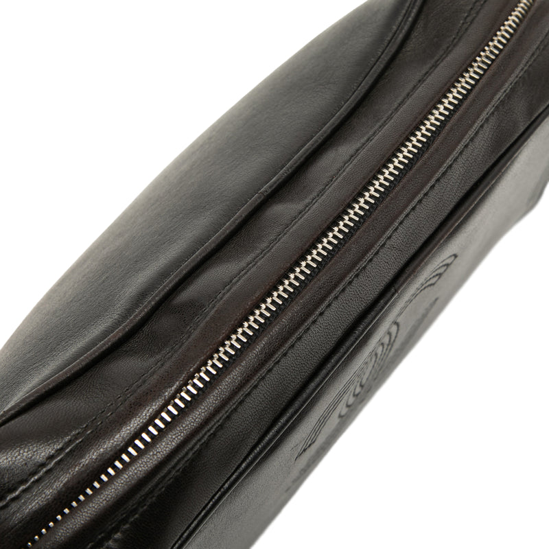 CC Stitched Lambskin Tassel Flap Crossbody - Image 8