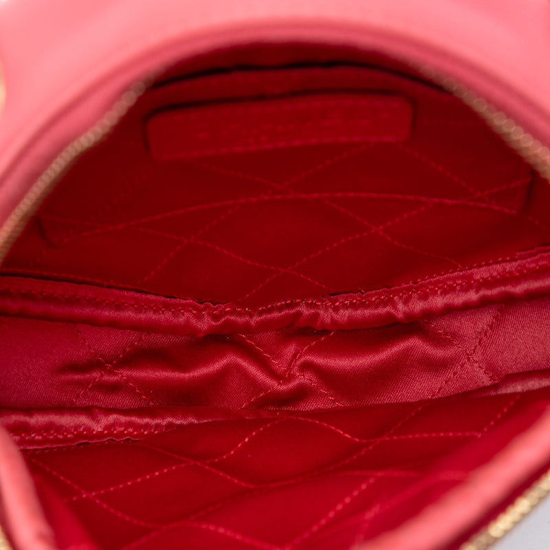 CC Quilted Lambskin Diamond Clutch with Chain - Image 4