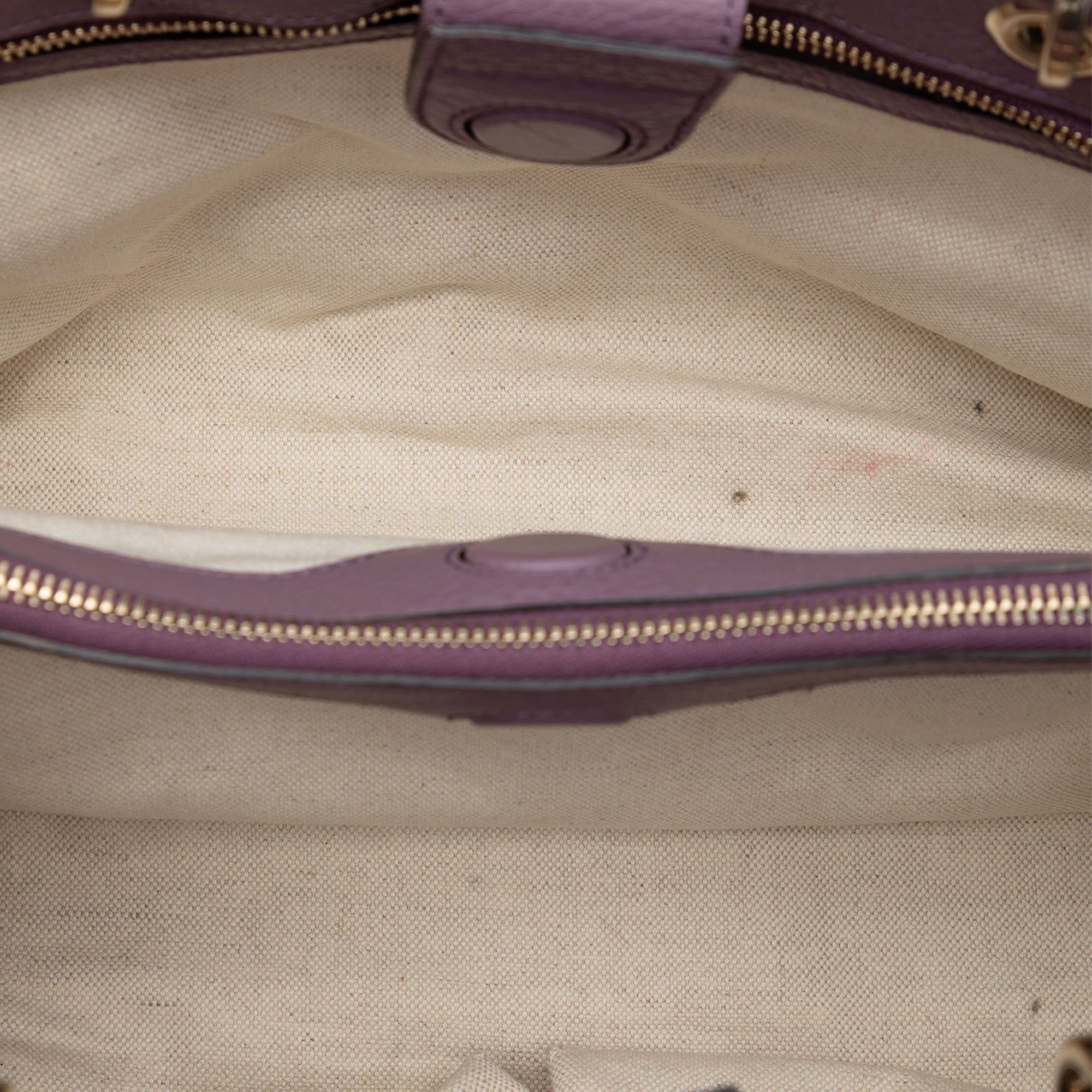 Medium Calfskin Bamboo Shopper Satchel - Image 4