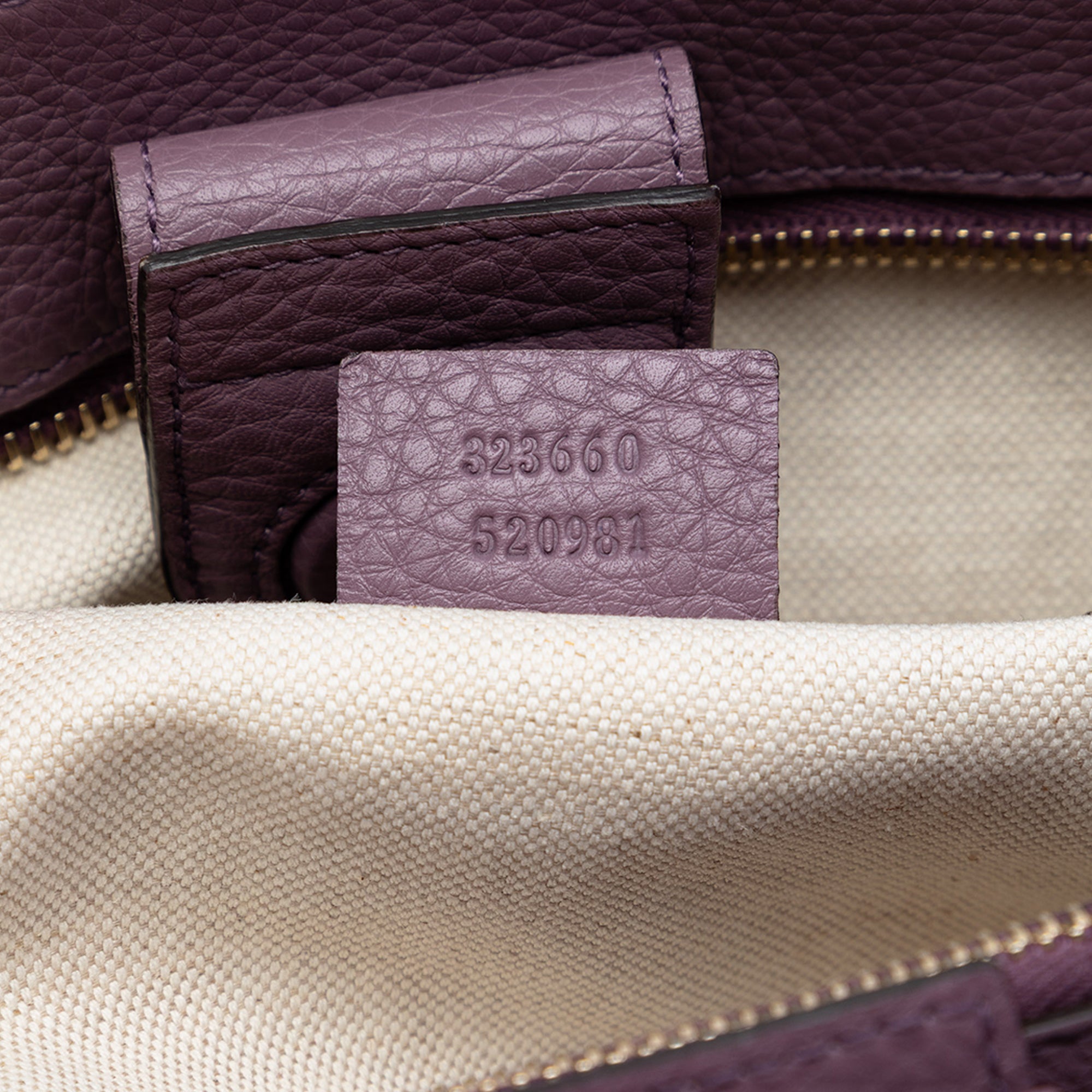 Medium Calfskin Bamboo Shopper Satchel - Image 6
