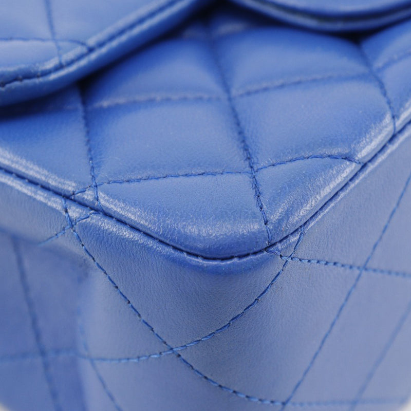 Mini Square Classic Lambskin Single Flap - Image 10