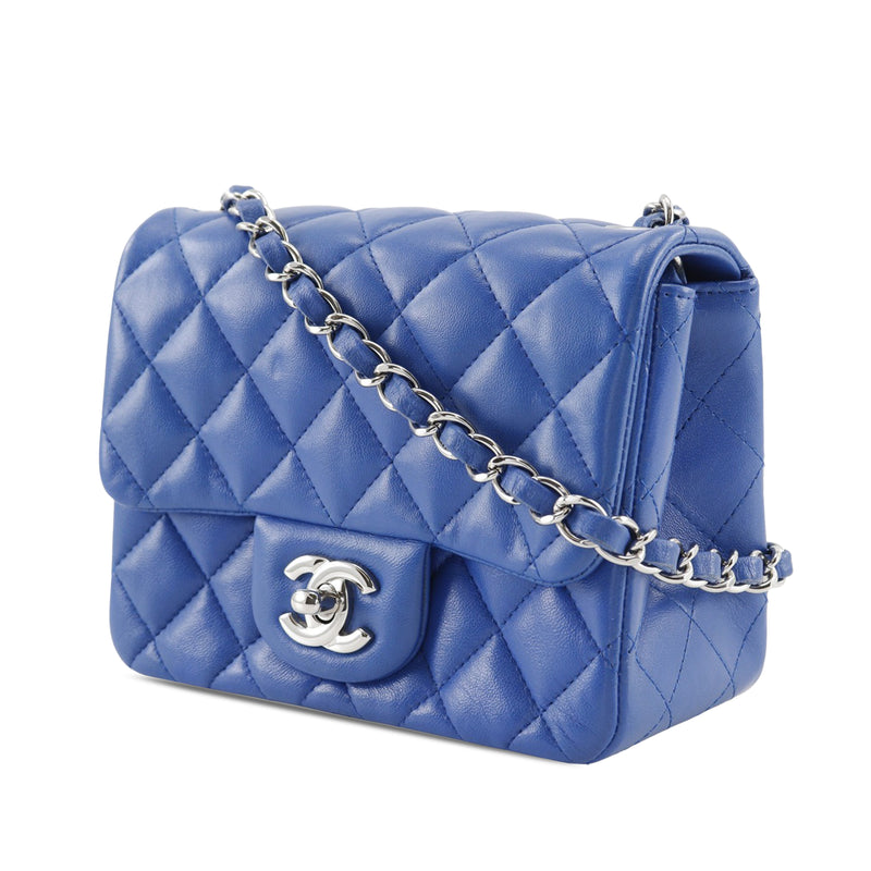 Mini Square Classic Lambskin Single Flap - Image 2