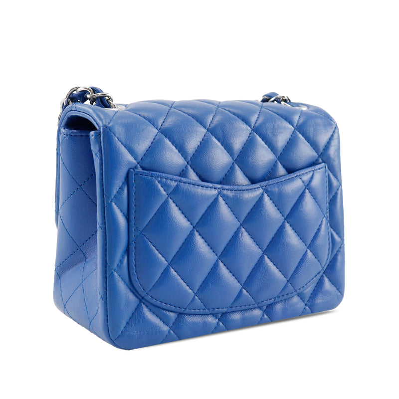 Mini Square Classic Lambskin Single Flap - Image 3
