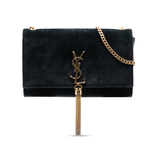 Medium Suede Monogram Kate Tassel Crossbody - Image 1