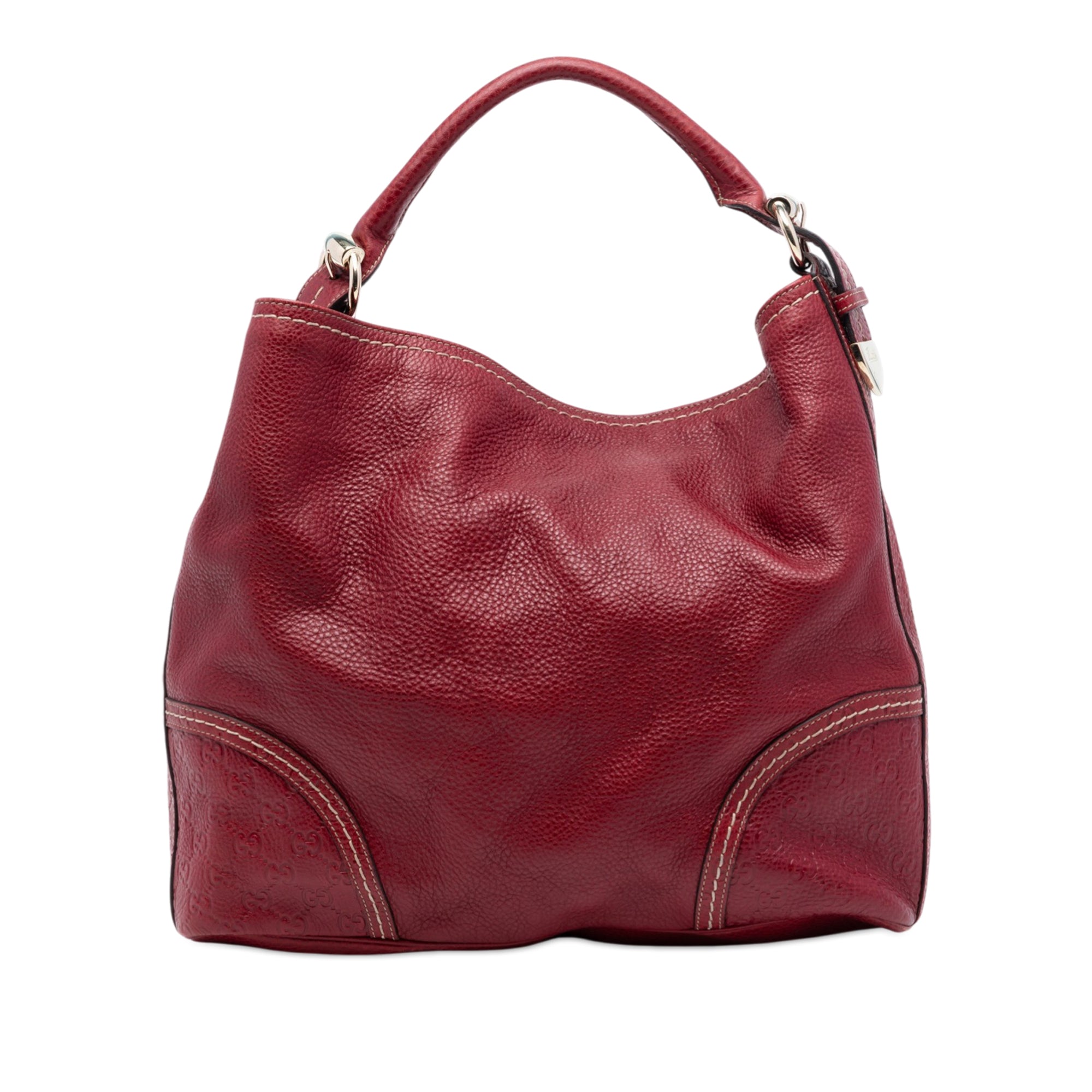 Large Guccissima Trimmed Leather Signoria Hobo Bag - Image 1