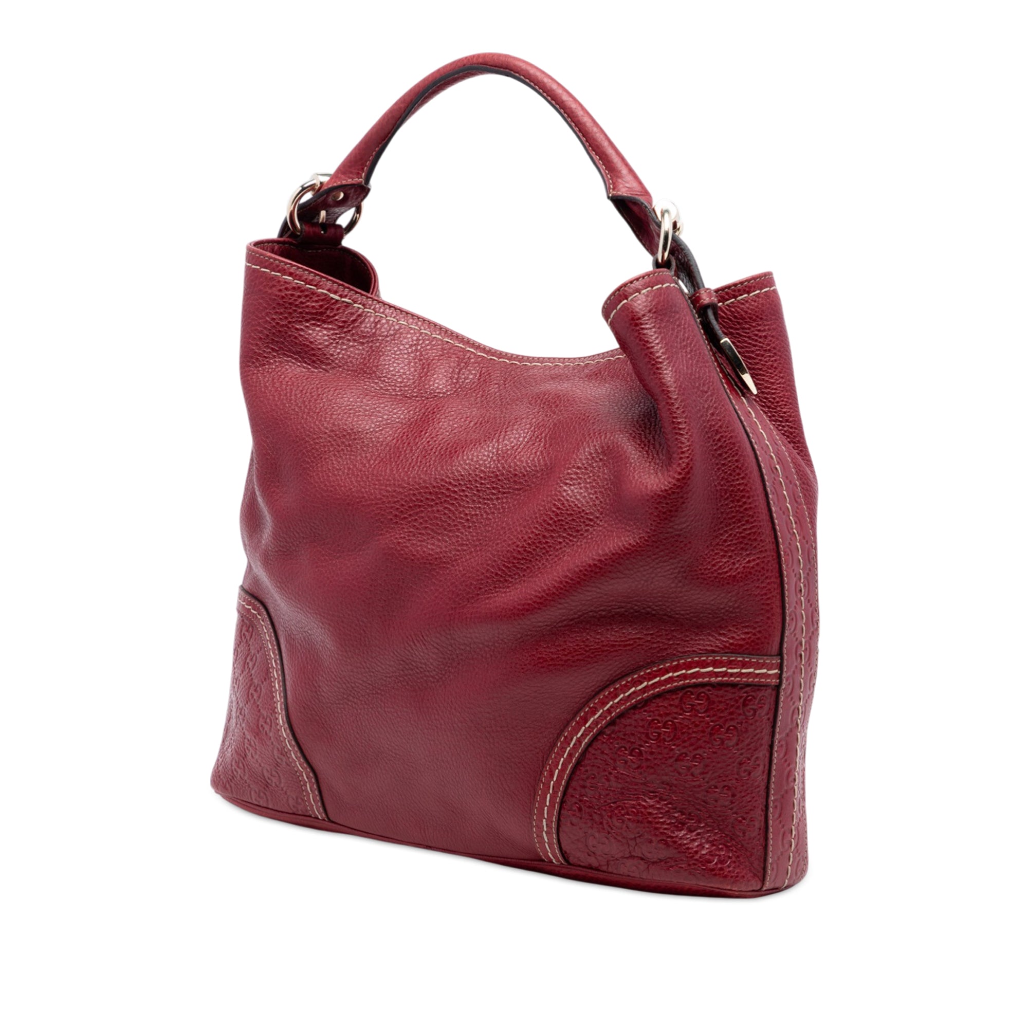 Large Guccissima Trimmed Leather Signoria Hobo Bag - Image 2