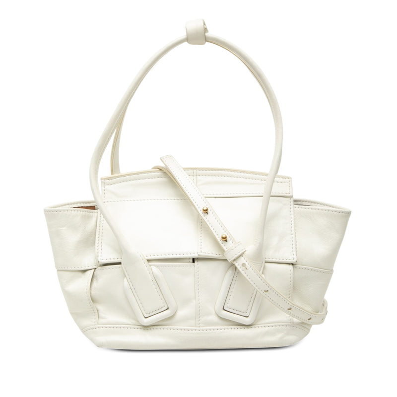 Mini Calfskin Maxi Intrecciato Arco Slouch Satchel