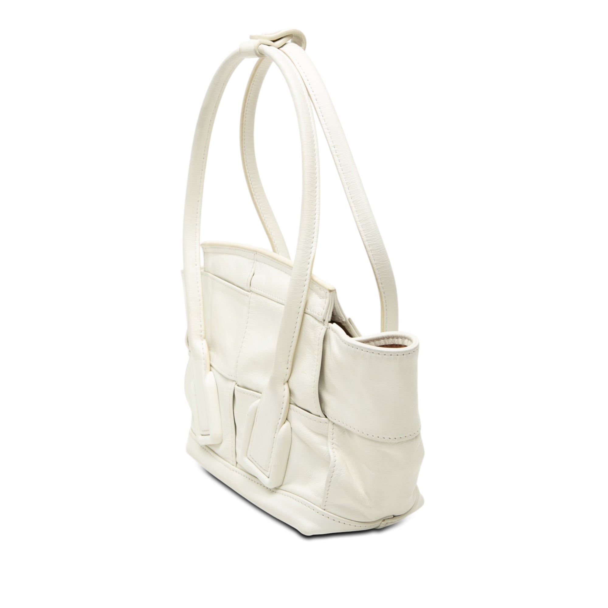 Mini Calfskin Maxi Intrecciato Arco Slouch Satchel - Image 2