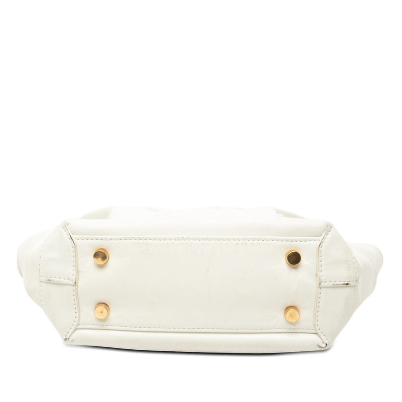 Mini Calfskin Maxi Intrecciato Arco Slouch Satchel - Image 3