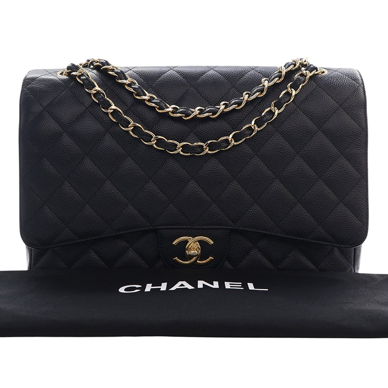 Maxi Classic Caviar Double Flap - Image 15