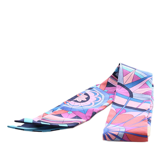 Rose De Compas Silk Twilly Scarf - Image 1