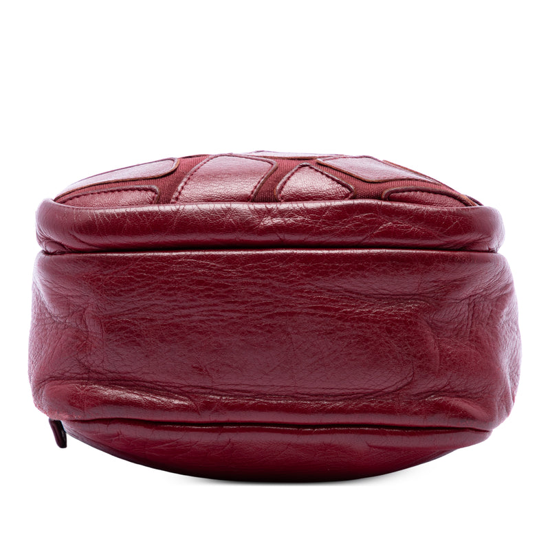 CC Jersey and Lambskin Scale Camera Bag - Image 3