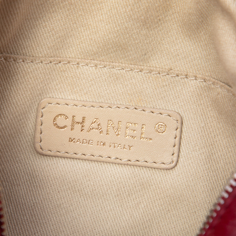 CC Jersey and Lambskin Scale Camera Bag - Image 5