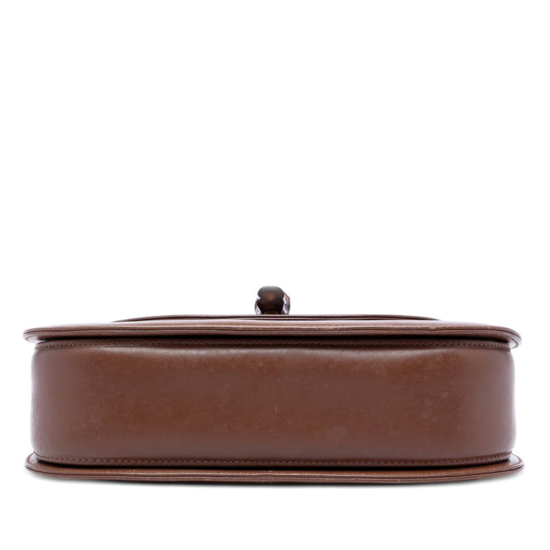Medium Calfskin Bamboo Top Handle Bag - Image 3