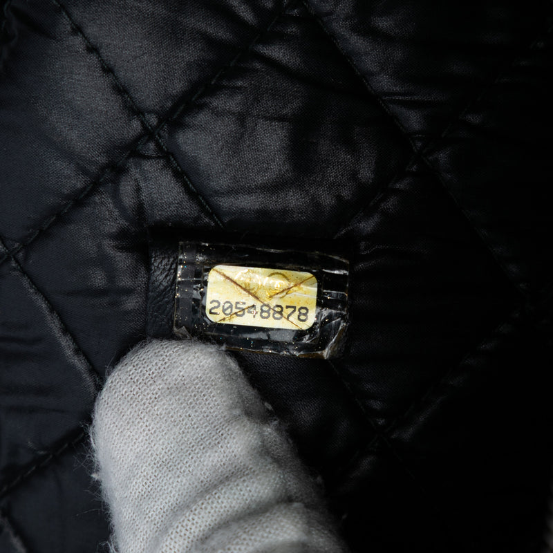 Large Quilted Patent O Case Clutch - Image 6