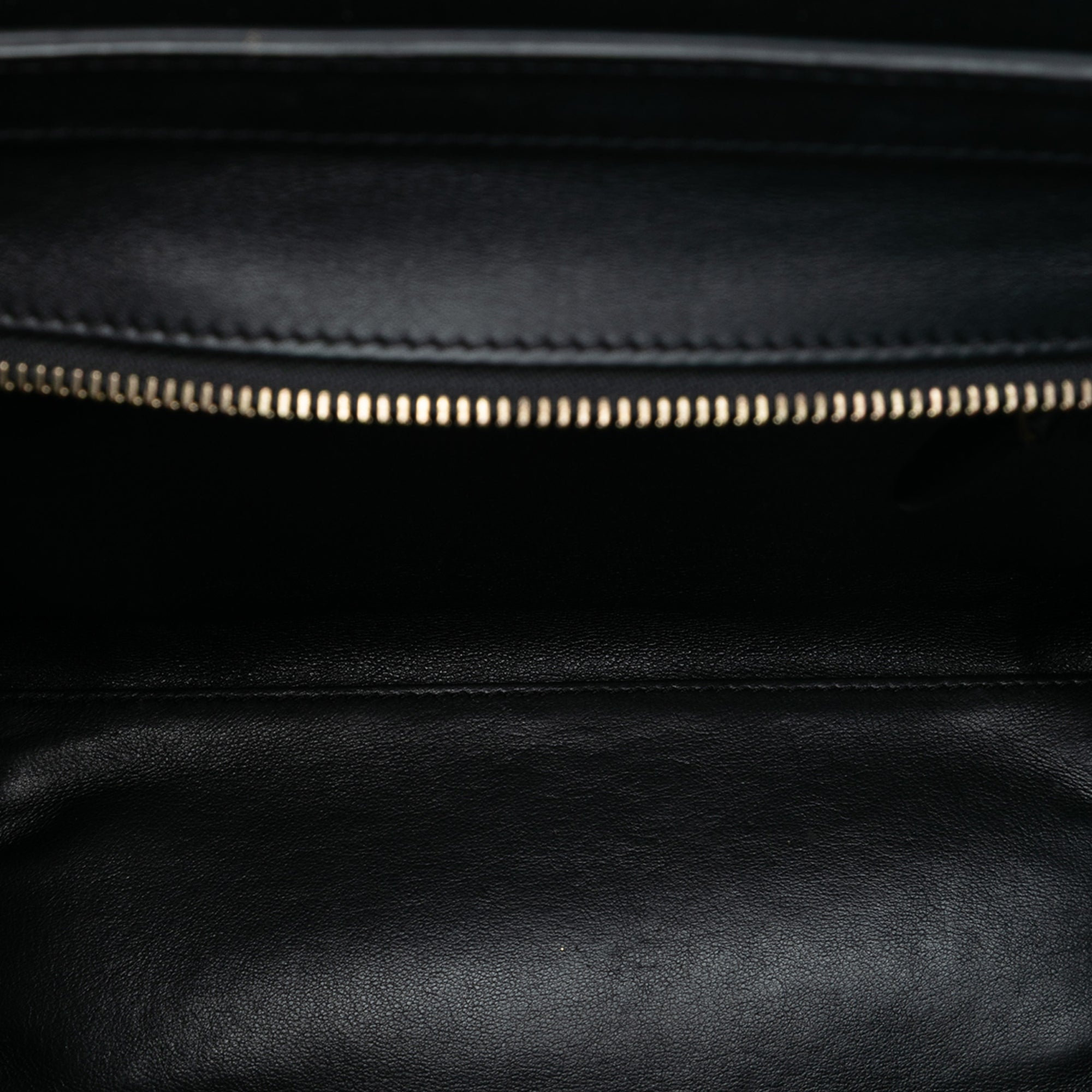 Micro Tricolor Leather Luggage Tote - Image 4