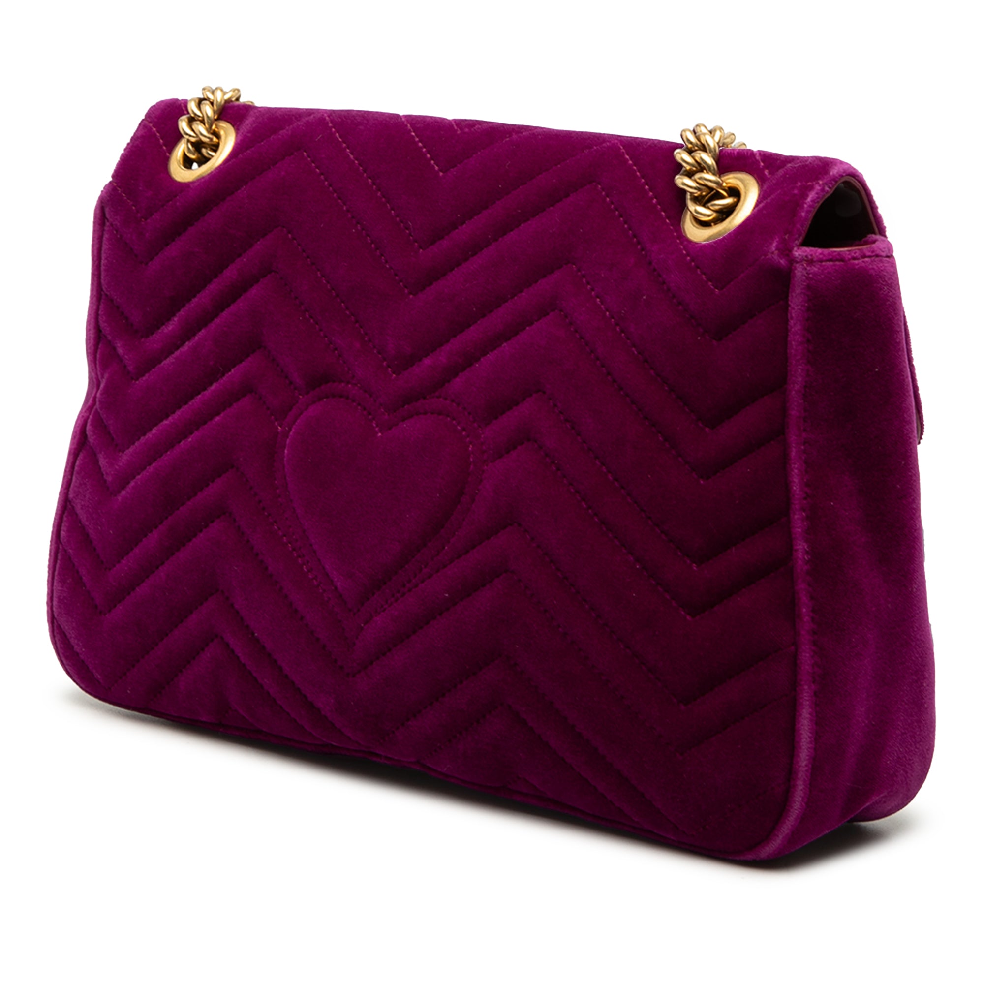 Large GG Marmont Embroidered Matelasse Velvet Loved Flap Crossbody - Image 2