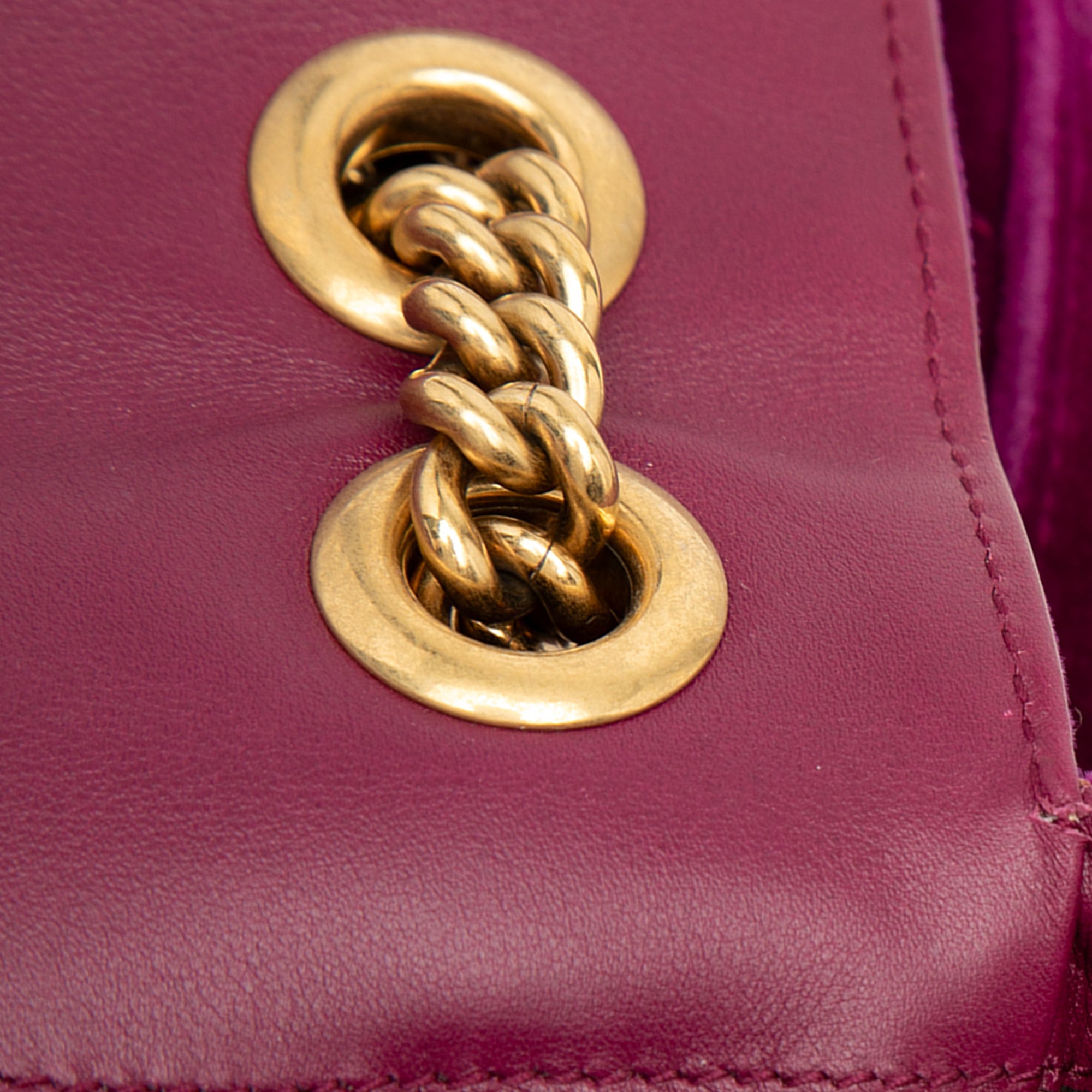 Large GG Marmont Embroidered Matelasse Velvet Loved Flap Crossbody - Image 7