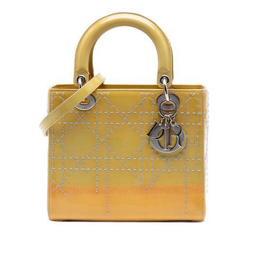 Medium Ombre Patent Cannage Lady Dior - Image 1