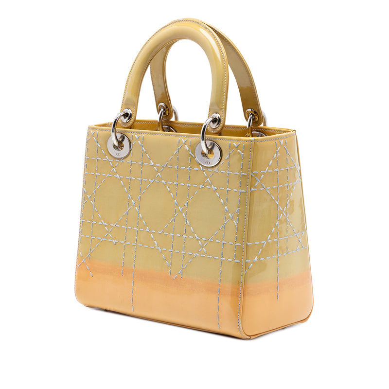 Medium Ombre Patent Cannage Lady Dior - Image 2