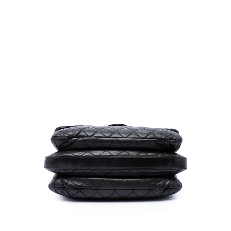 Maxi Quilted Lambskin 3 Accordion Flap - Image 3