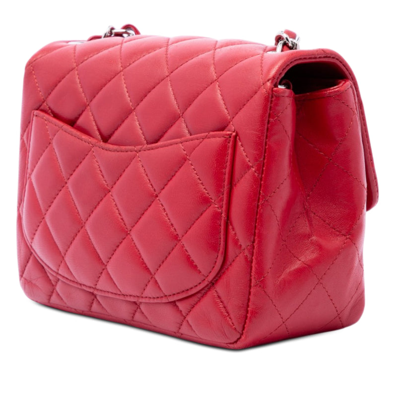 Mini Square Classic Lambskin Single Flap - Image 2