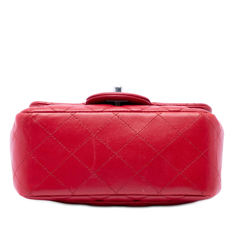 Mini Square Classic Lambskin Single Flap - Image 3
