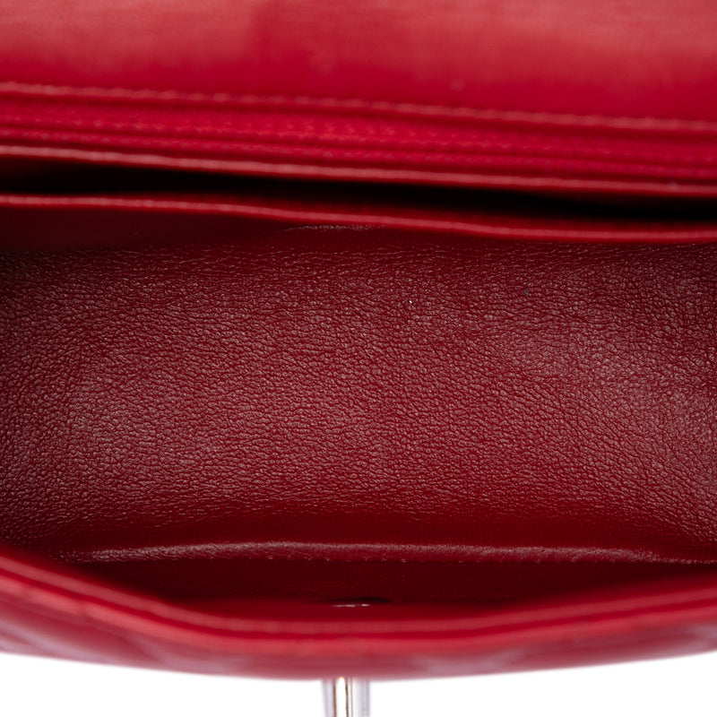 Mini Square Classic Lambskin Single Flap - Image 4