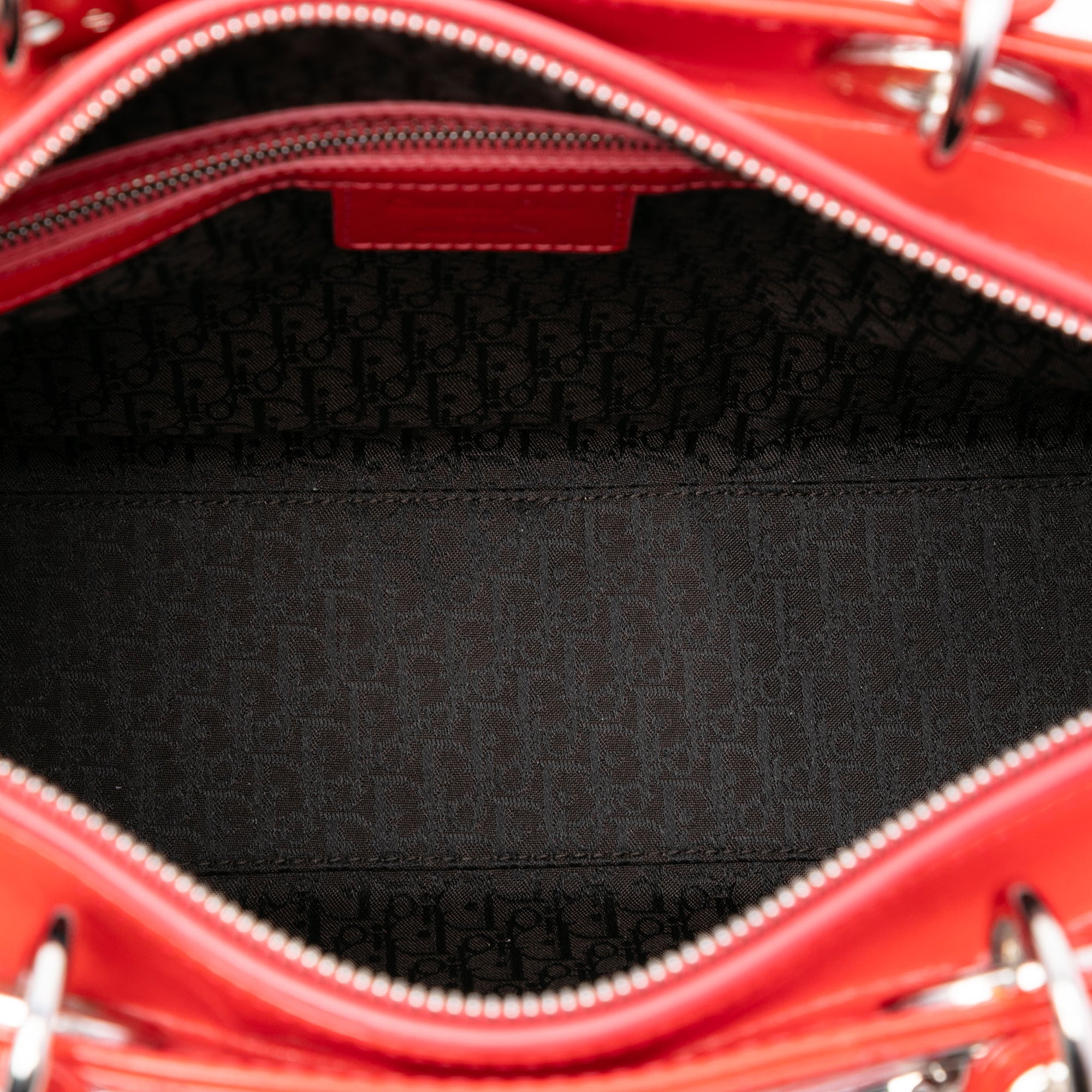 Large Patent Cannage Lady Dior - Image 4