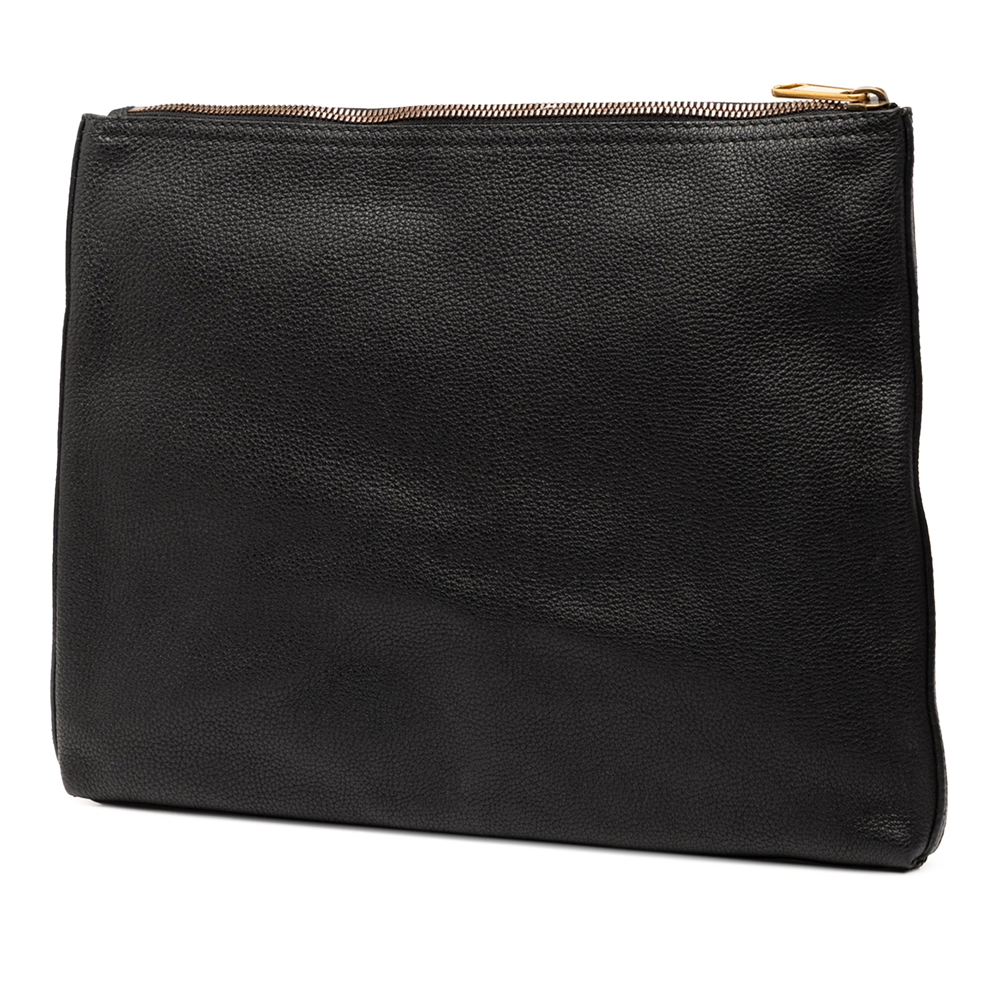 Medium Calfskin Logo Portfolio Clutch - Image 2