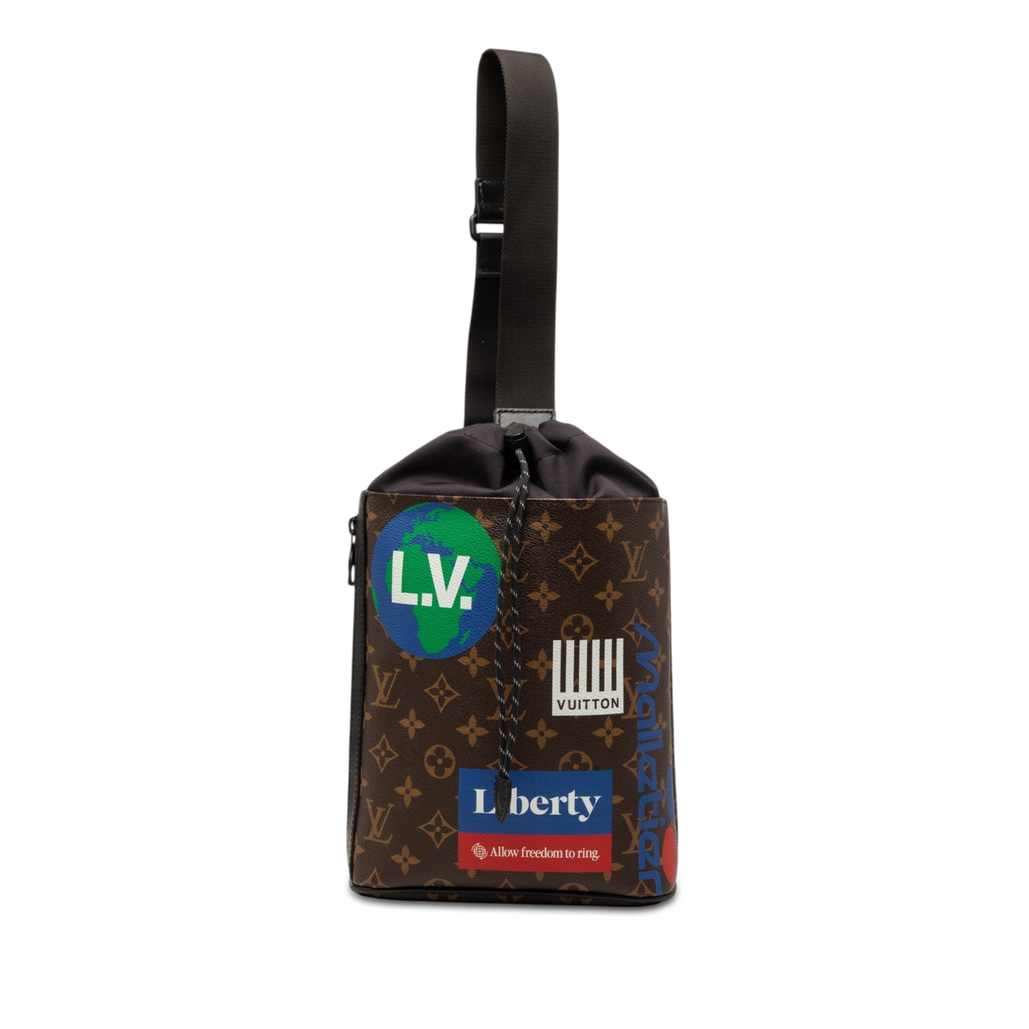 Monogram Chalk Sling Bag - Image 1