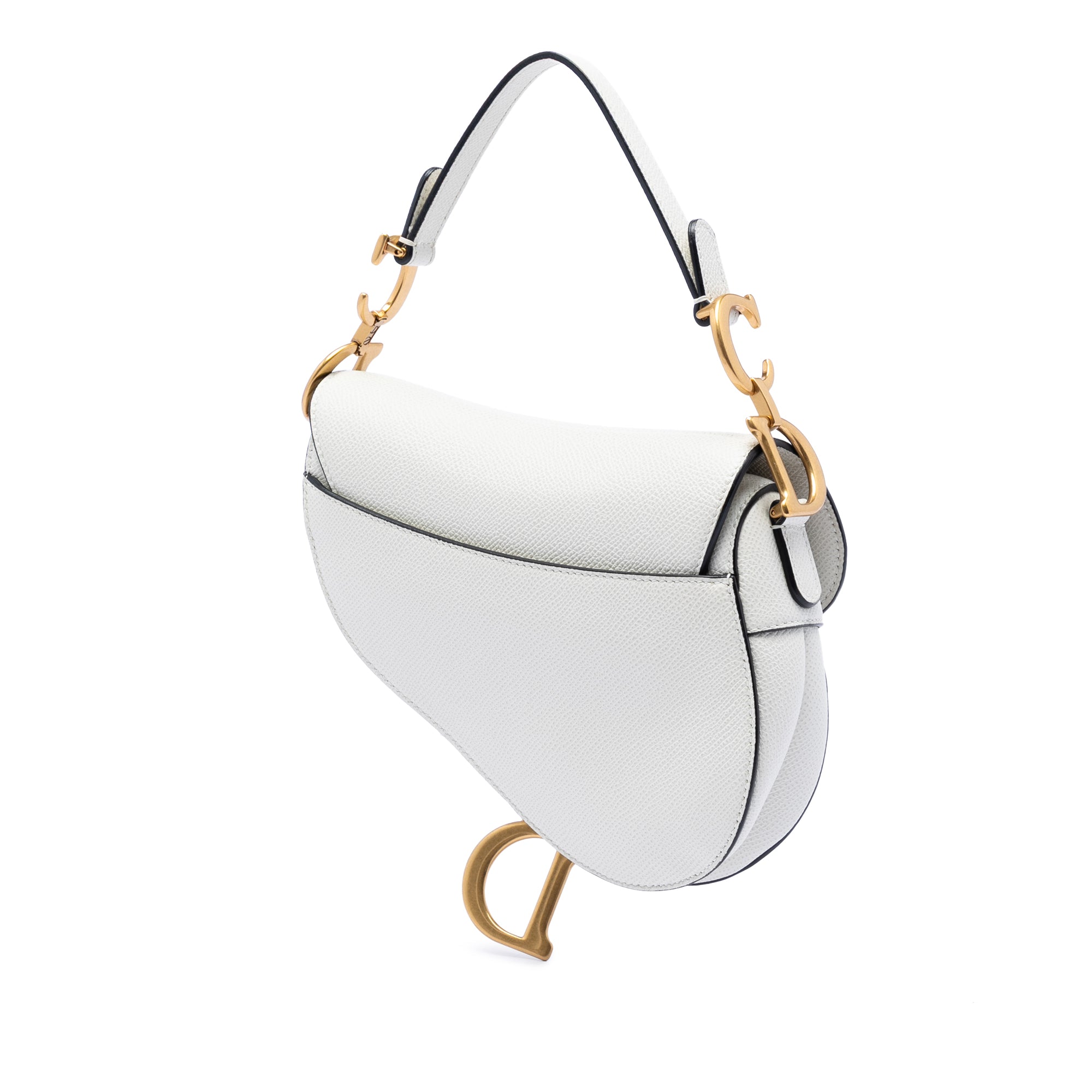 Mini Grained Calfskin Saddle Bag - Image 2