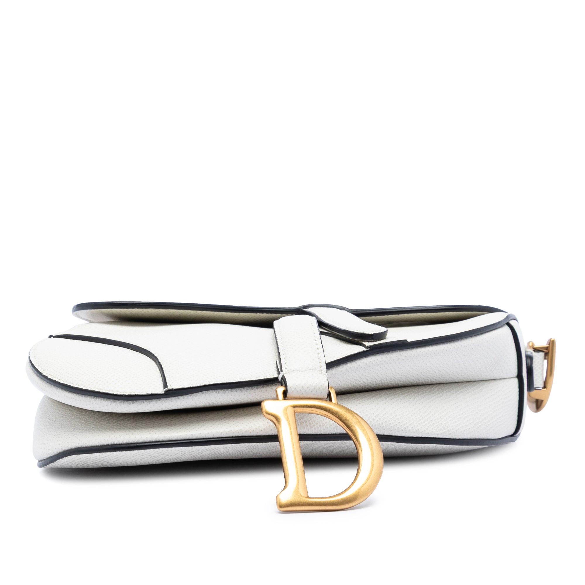 Mini Grained Calfskin Saddle Bag - Image 3