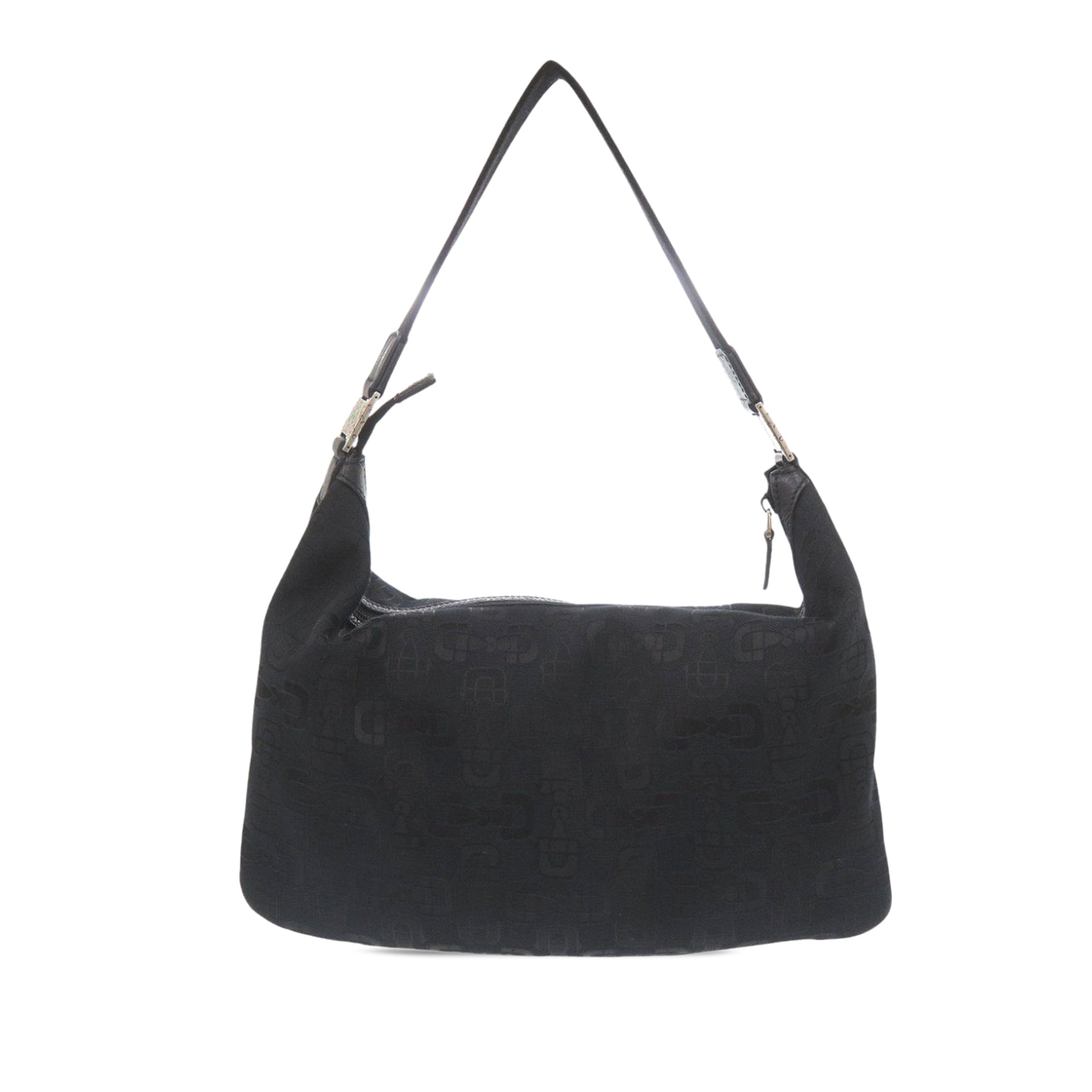 Horsebit Canvas Shoulder Bag - Image 2