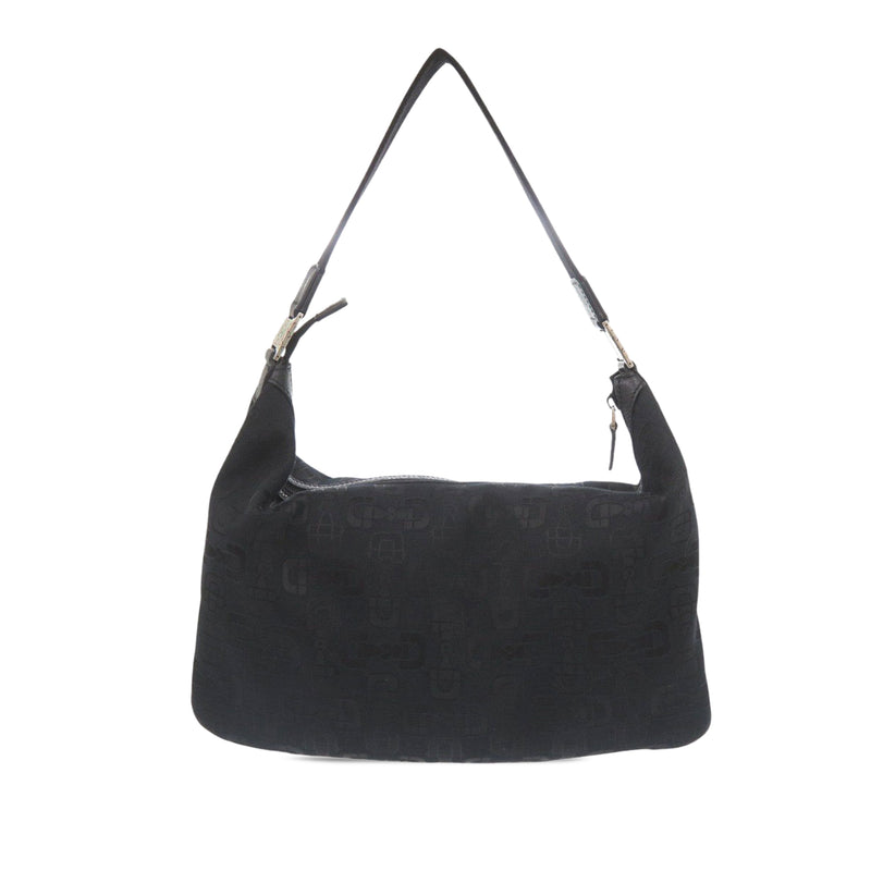 Horsebit Canvas Shoulder Bag - Image 2