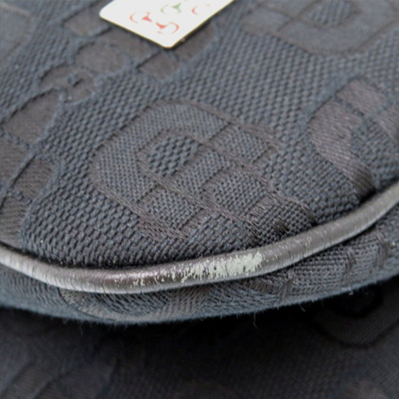 Horsebit Canvas Shoulder Bag - Image 9