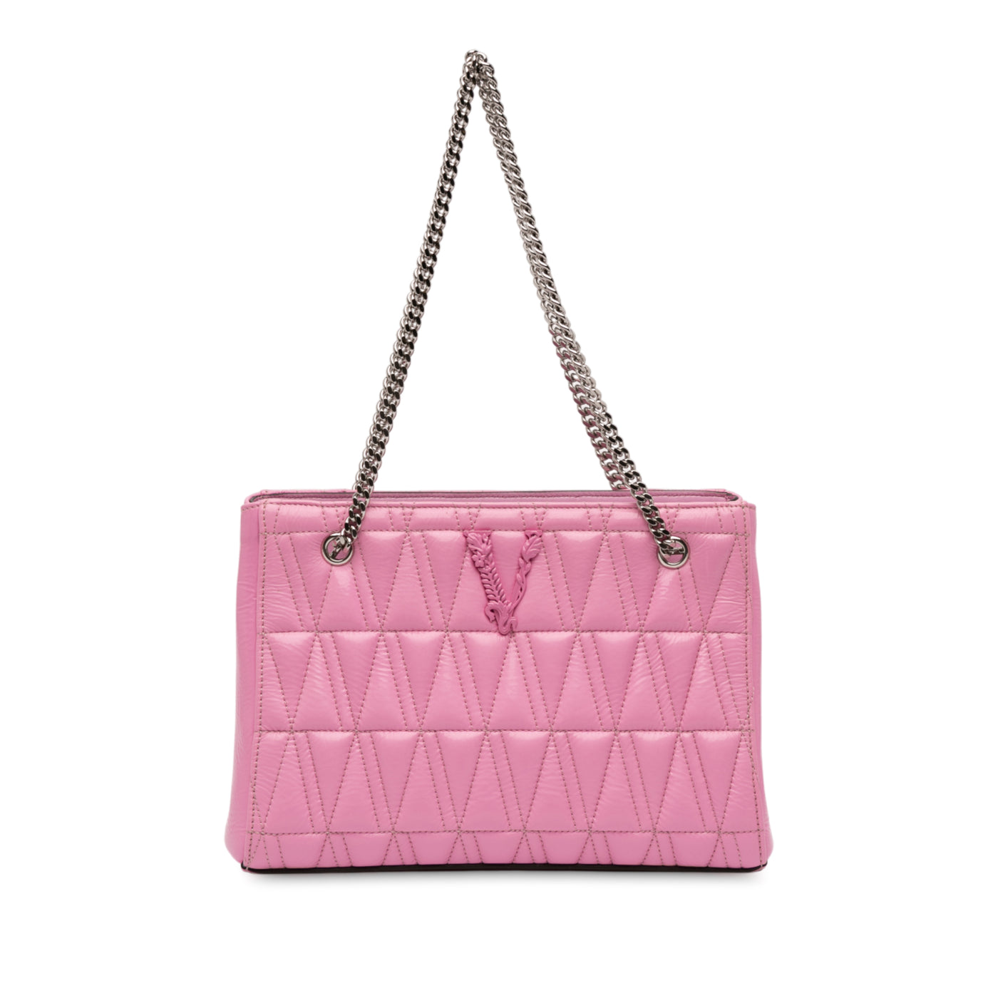 Quilted Leather Virtus Tote - Image 1