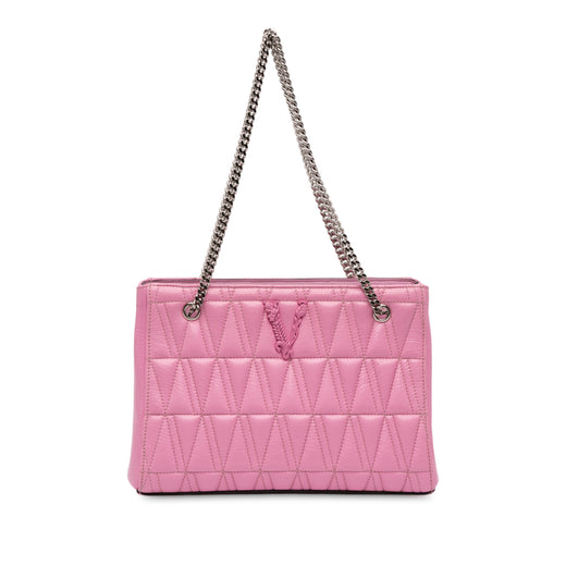 Quilted Leather Virtus Tote - Image 1