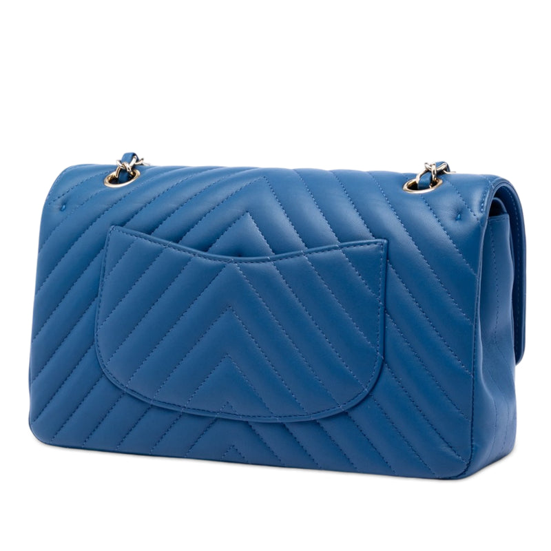 Medium Classic Chevron Lambskin Double Flap - Image 2