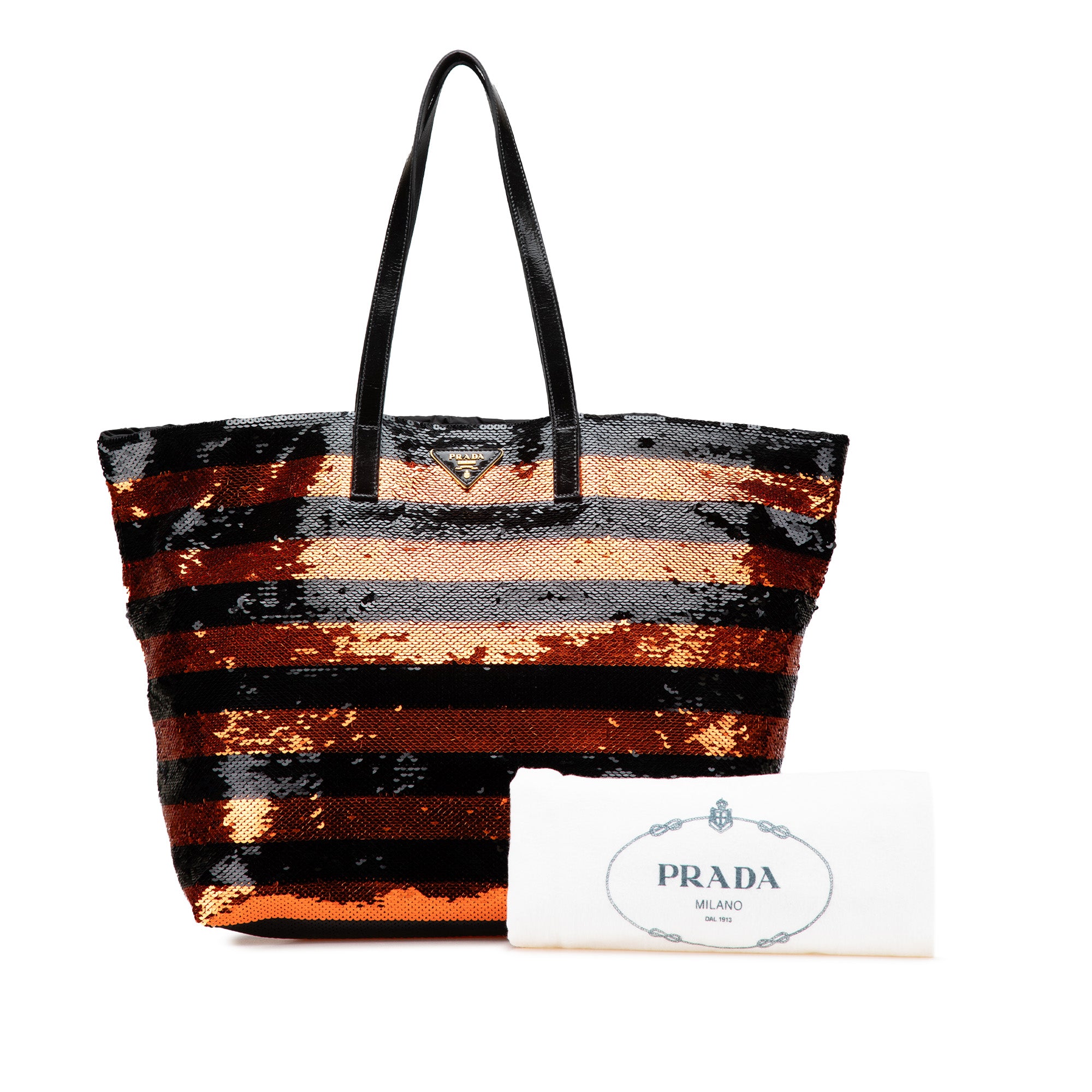 Satin Sequin Stripes Tote - Image 14
