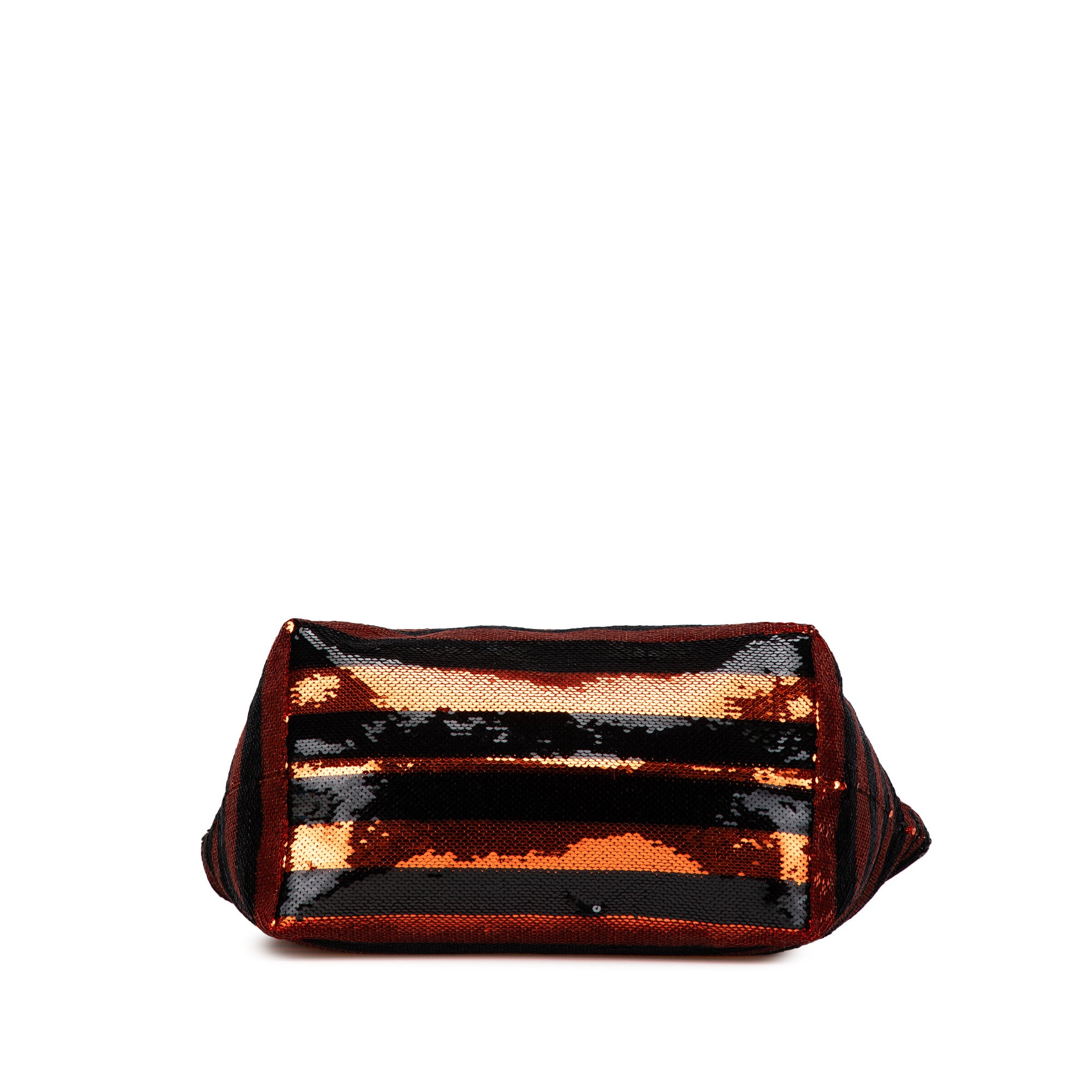 Satin Sequin Stripes Tote - Image 3
