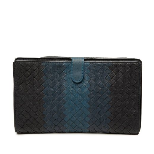 Tricolor Nappa Intrecciato Multifunction Clutch - Image 1