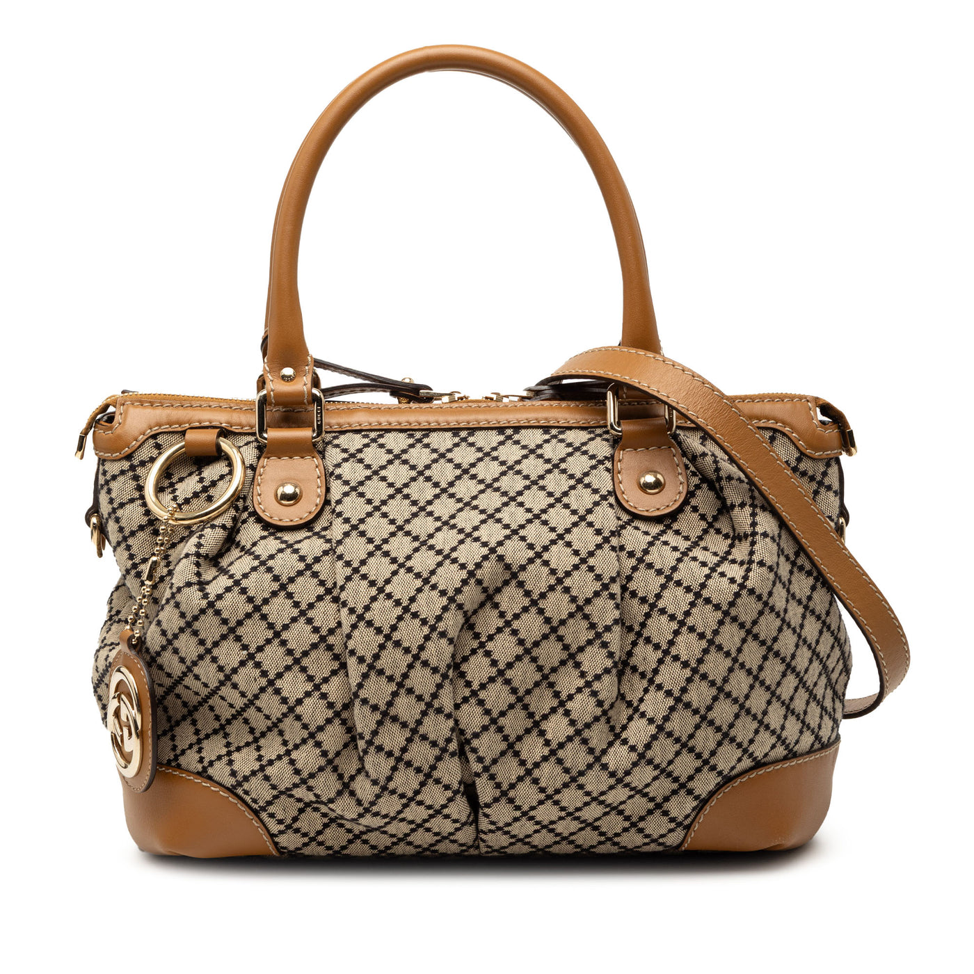 Diamante Canvas Sukey Satchel - Image 1