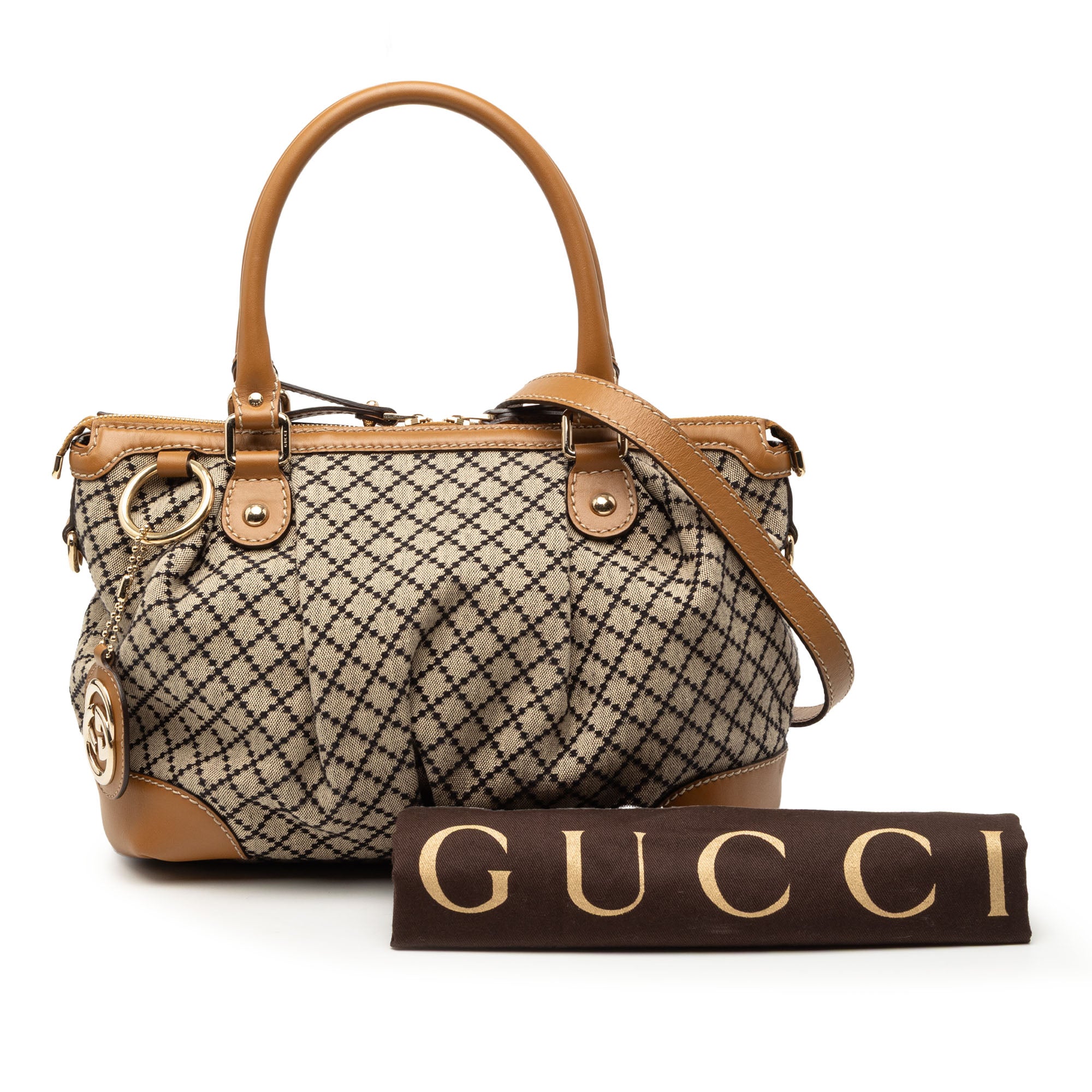 Diamante Canvas Sukey Satchel - Image 9