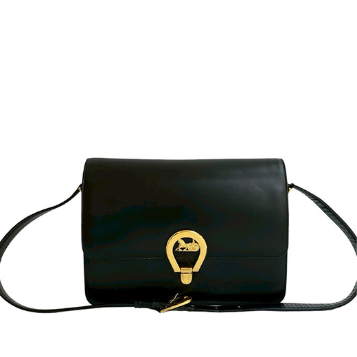 Calfskin Horse Carriage Shoulder Bag - Image 1