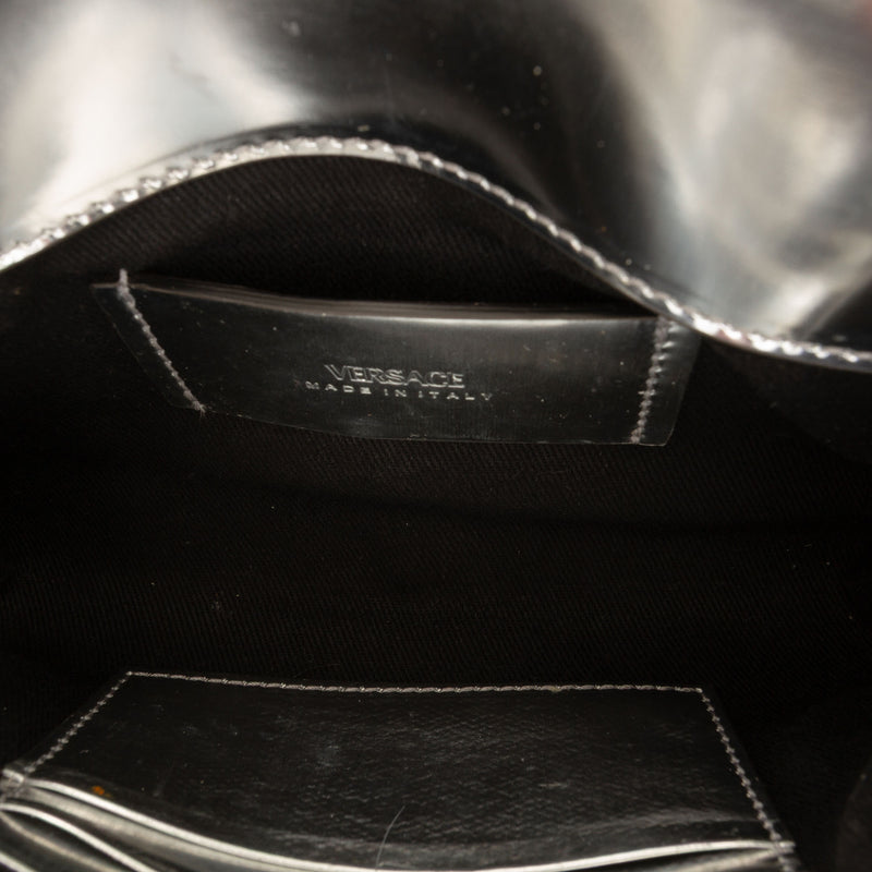 Metallic Calfskin La Medusa Biggie Belt Bag - Image 4