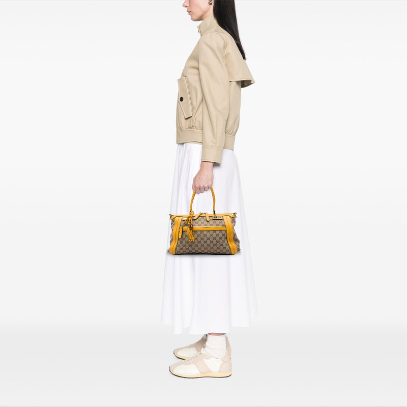 GG Canvas Bella Satchel - Image 5